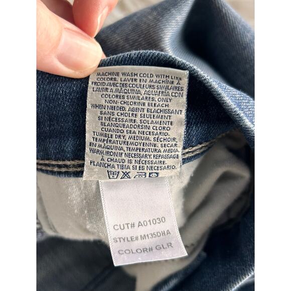 Hudson Men Denim Distressed Clifton Bootcut Jeans Pockets Dark Wash Blue Size 34 - Picture 11 of 15